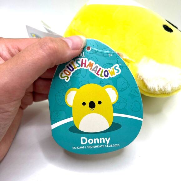 Donny the Koala, Yellow, Squishmallow 5" 11.28.2023 - Picture 9 of 10